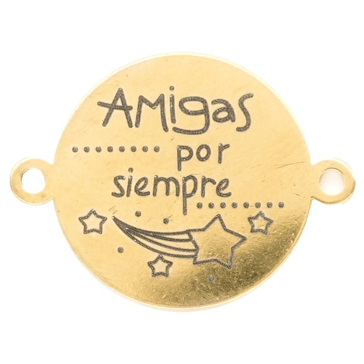ACERO DORADO 16MM AMIGAS POR SIEMPRE 1