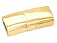 ACERO DORADO BROCHE IMAN PULSERA 12*6MM  - Miniatura 1