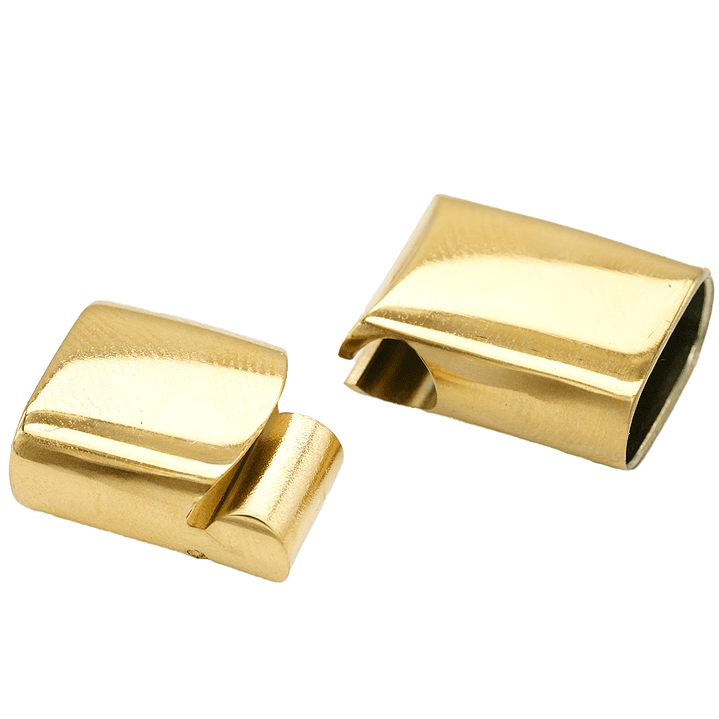 ACERO DORADO BROCHE IMAN PULSERA 12*6MM  2