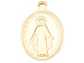 ACERO DORADO DIJE VIRGEN MILAGROSA 20MM - Miniatura 1