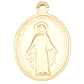 ACERO DORADO DIJE VIRGEN MILAGROSA 20MM - thumbnail 1