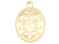 ACERO DORADO DIJE VIRGEN MILAGROSA 20MM - Miniatura 2