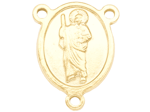 ACERO DORADO CRUCERO SAN JUDAS TADEO 20MM