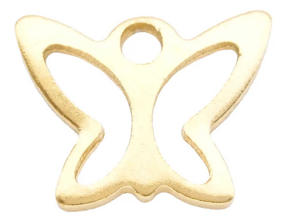 ACERO DORADO DIJE MARIPOSA 13*11MM  1