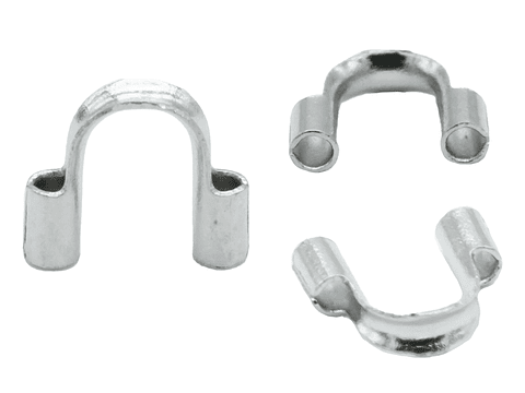 ACERO PLATEADO TERMINAL GUAYA 0.8MM 