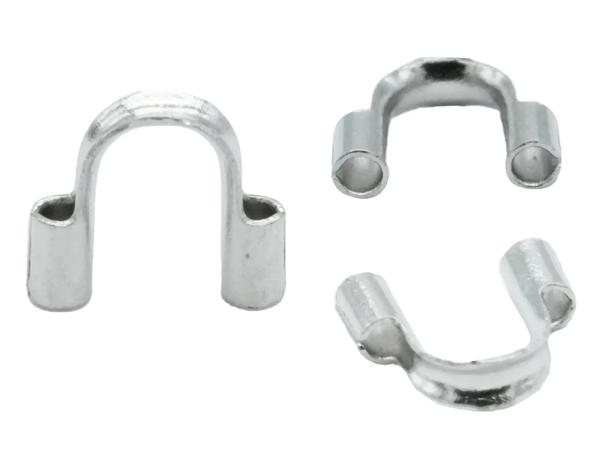 ACERO PLATEADO TERMINAL GUAYA 0.8MM  1
