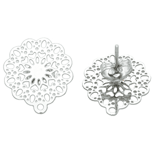 ACERO PLATEADO TOPO 47 FILIGRANA 15MM 