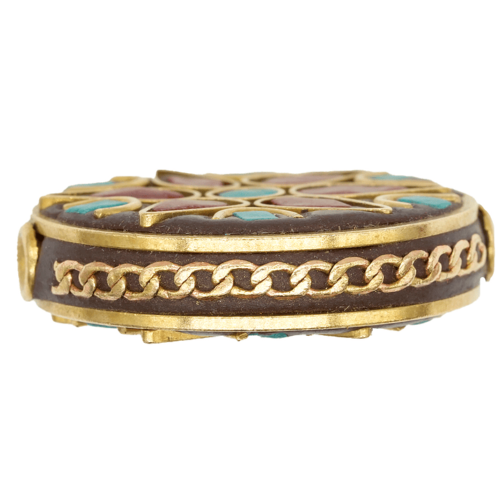 TIBETANO SEPARADOR 167   30*8MM ESTRELLA ROJA  2