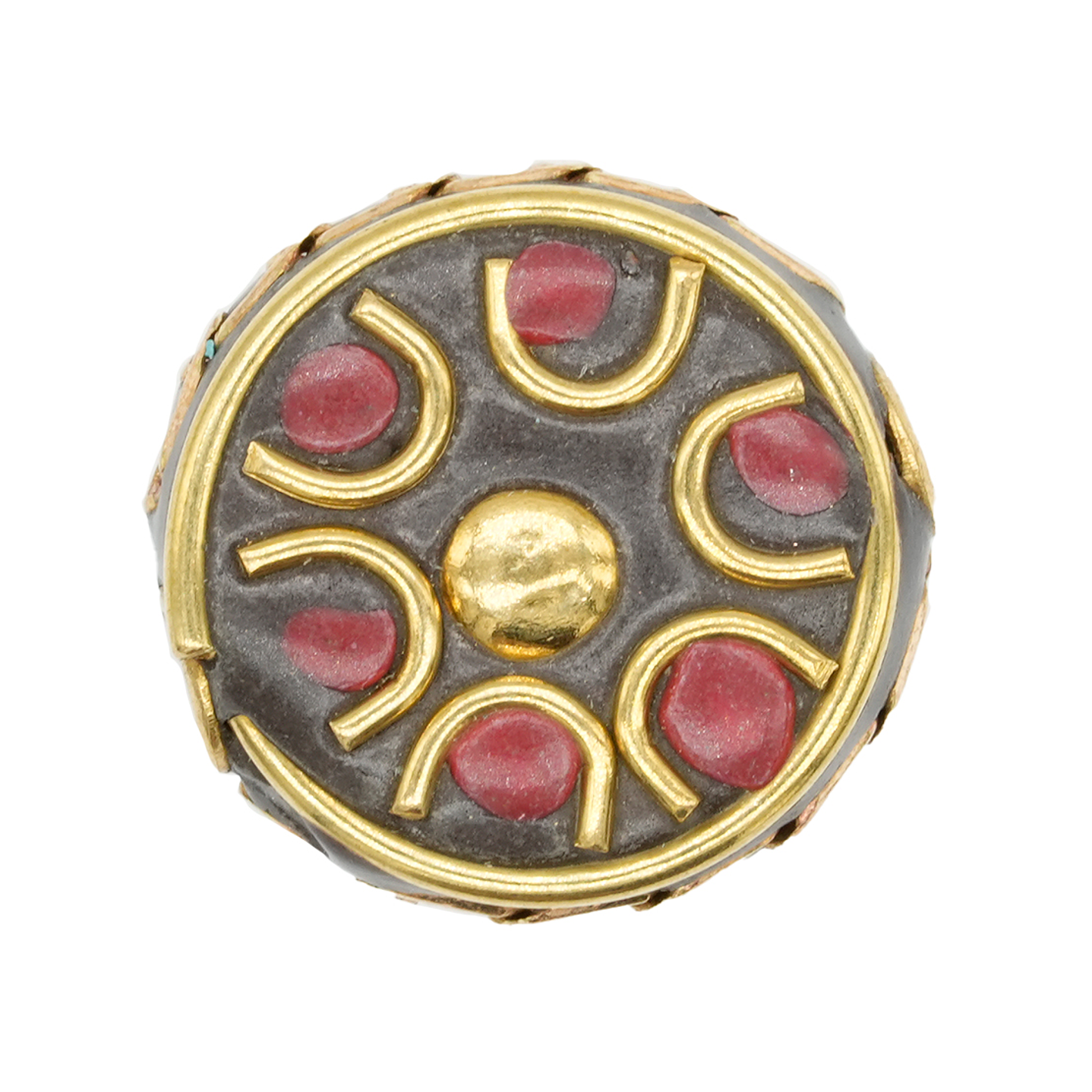 TIBETANO SEPARADOR 38 REDONDO PLANO 17*6.5MM  1