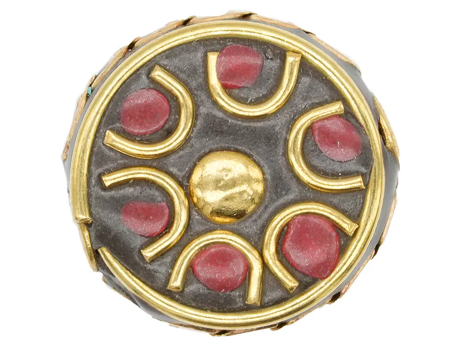 TIBETANO SEPARADOR 38 REDONDO PLANO 17*6.5MM  1