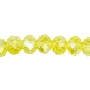 CRISTAL MURANO AMARILLO TRANSPARENTE AB # 8MM