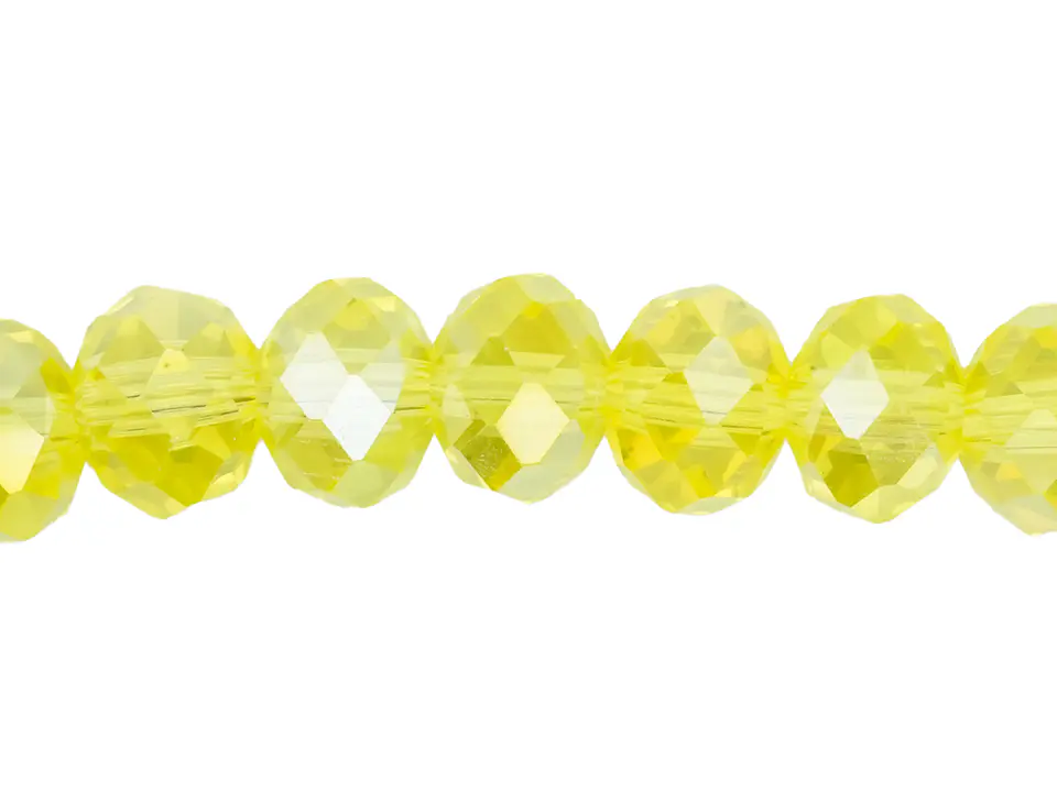 CRISTAL MURANO AMARILLO TRANSPARENTE AB # 8MM 1