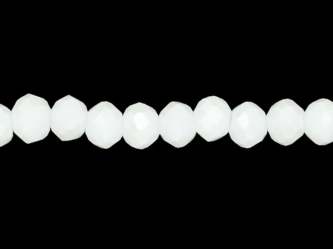 CRISTAL MURANO BLANCO MATE AB # 6MM