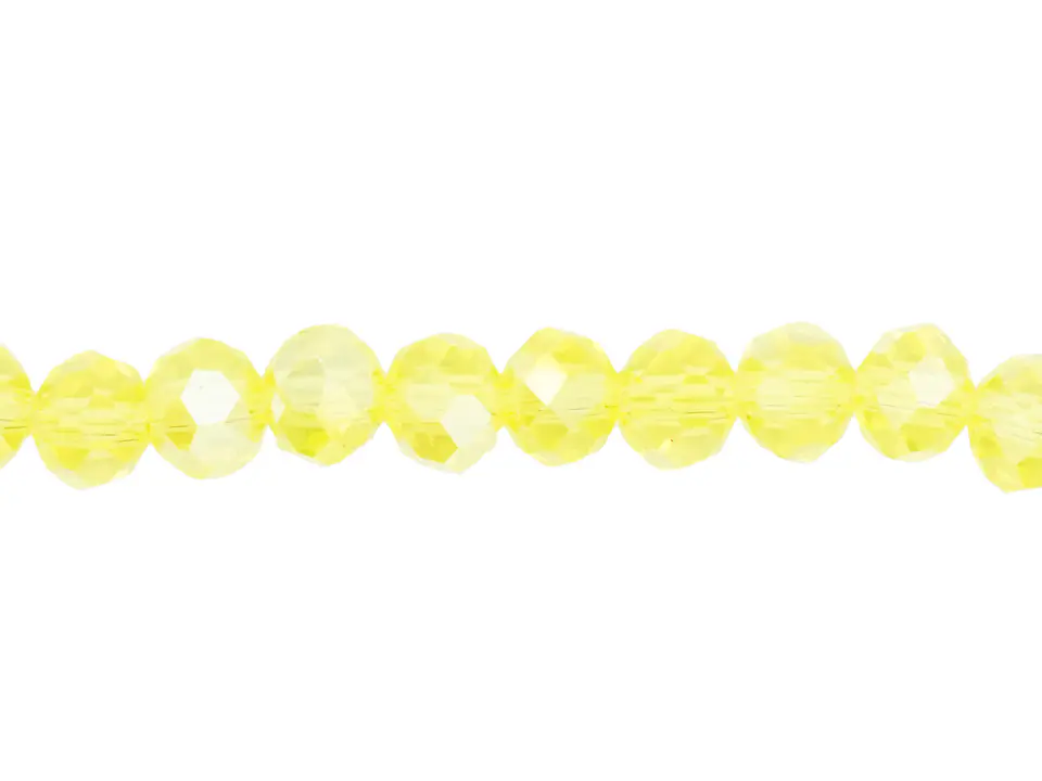 CRISTAL MURANO AMARILLA TRANSPARENTE AB # 6MM 1