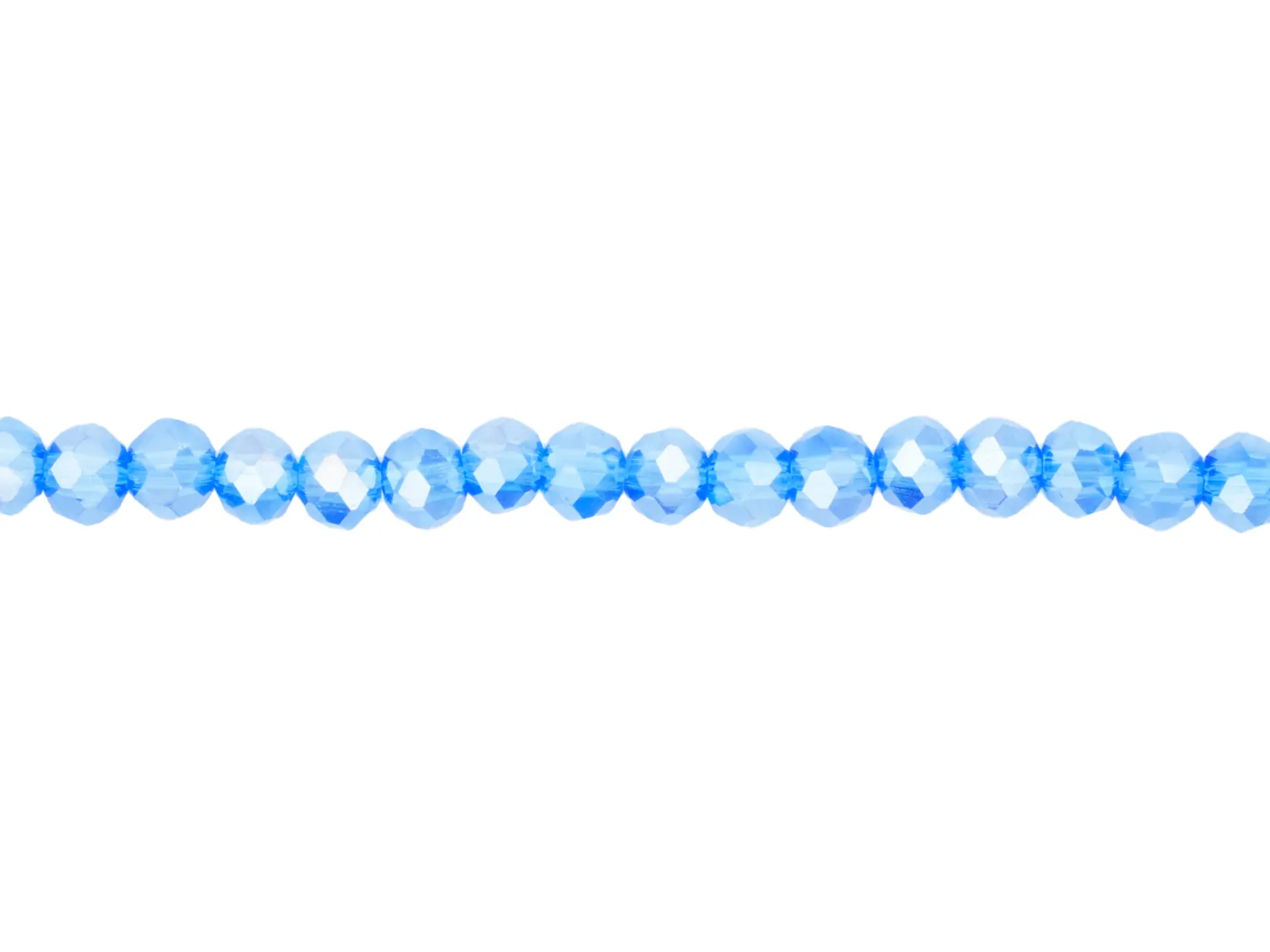 CRISTAL MURANO AZUL COBALTO TRANSPARENTE AB # 4MM 1