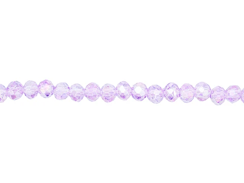 CRISTAL MURANO # 4MM LILA TRANSPARENTE AB 