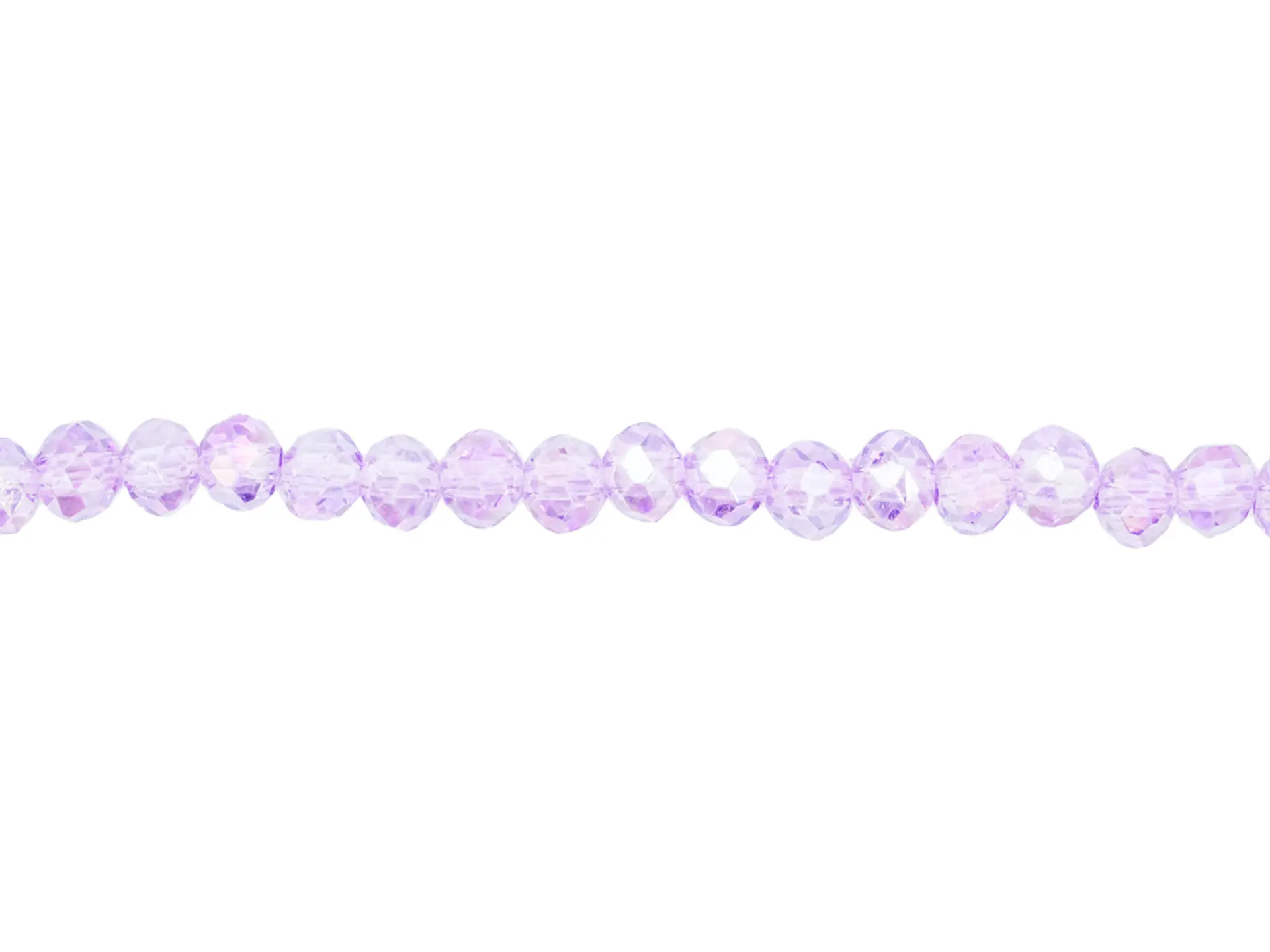 CRISTAL MURANO # 4MM LILA TRANSPARENTE AB  1
