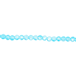 CRISTAL MURANO AZUL TURQUEZA TRANSPARENTE AB # 4MM