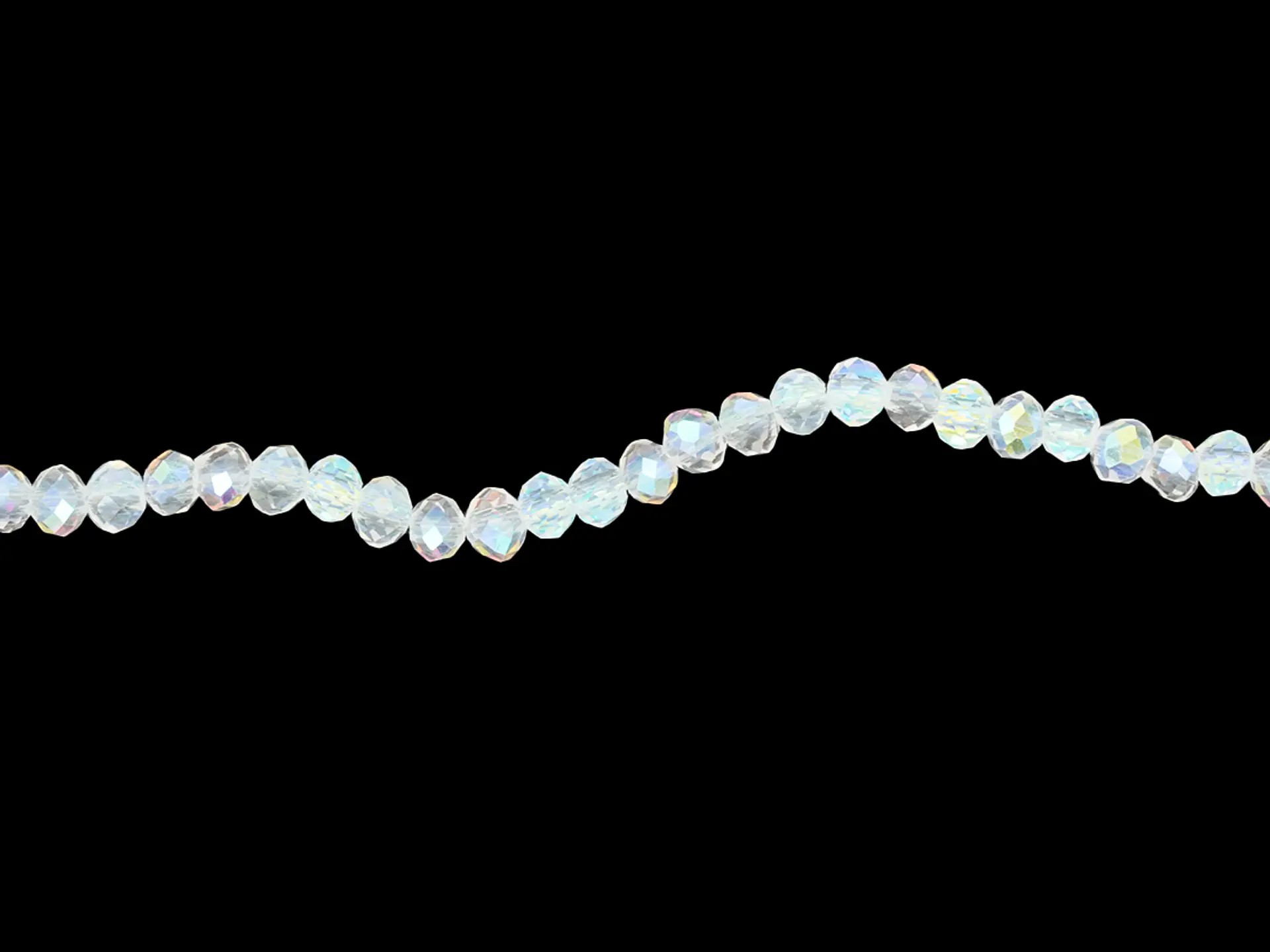 CRISTAL MURANO BOREAL TRANSPARENTE AB # 2MM 1