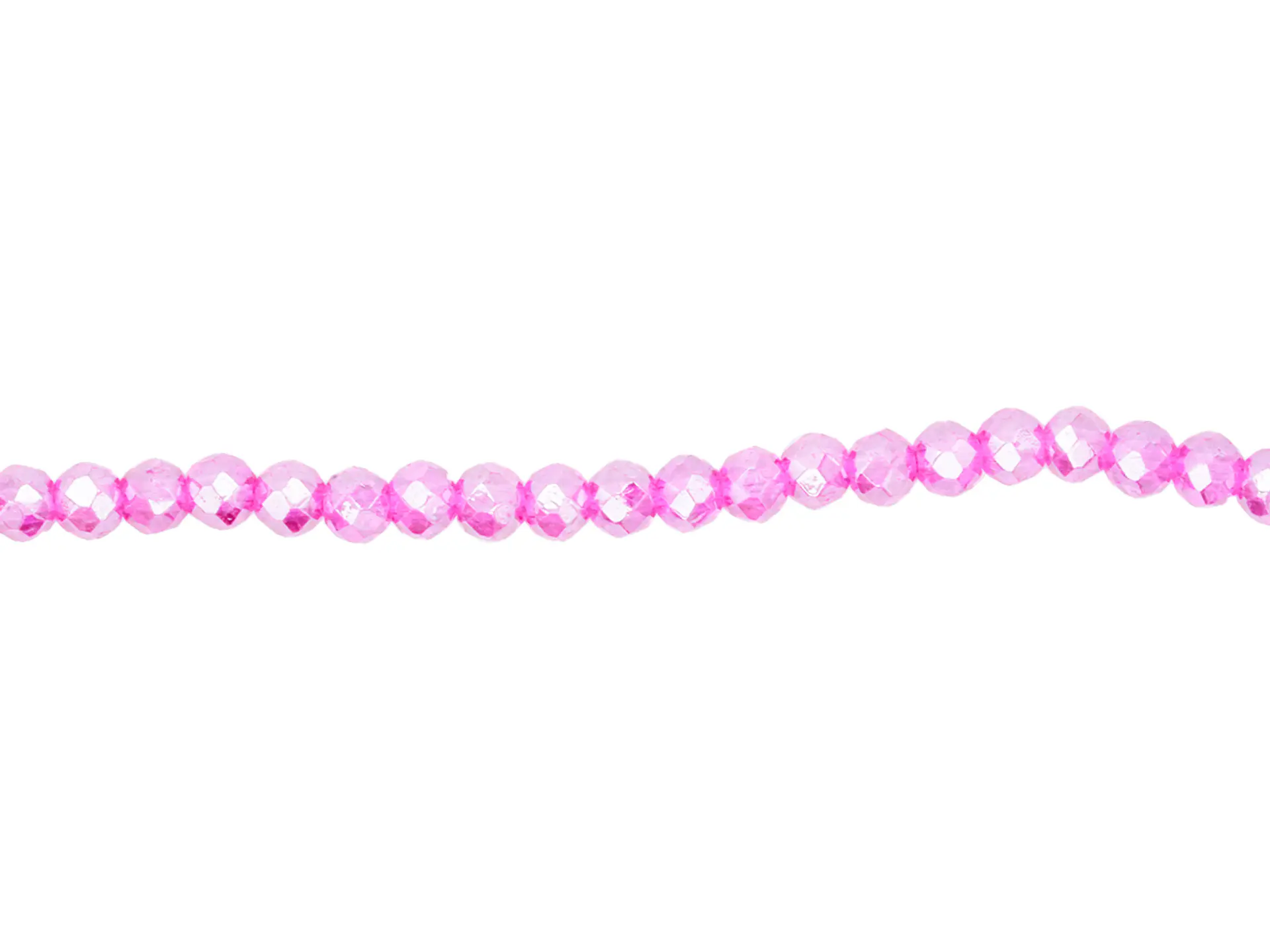 CRISTAL MURANO FUCSIA TRANSPARENTE AB # 3MM 1