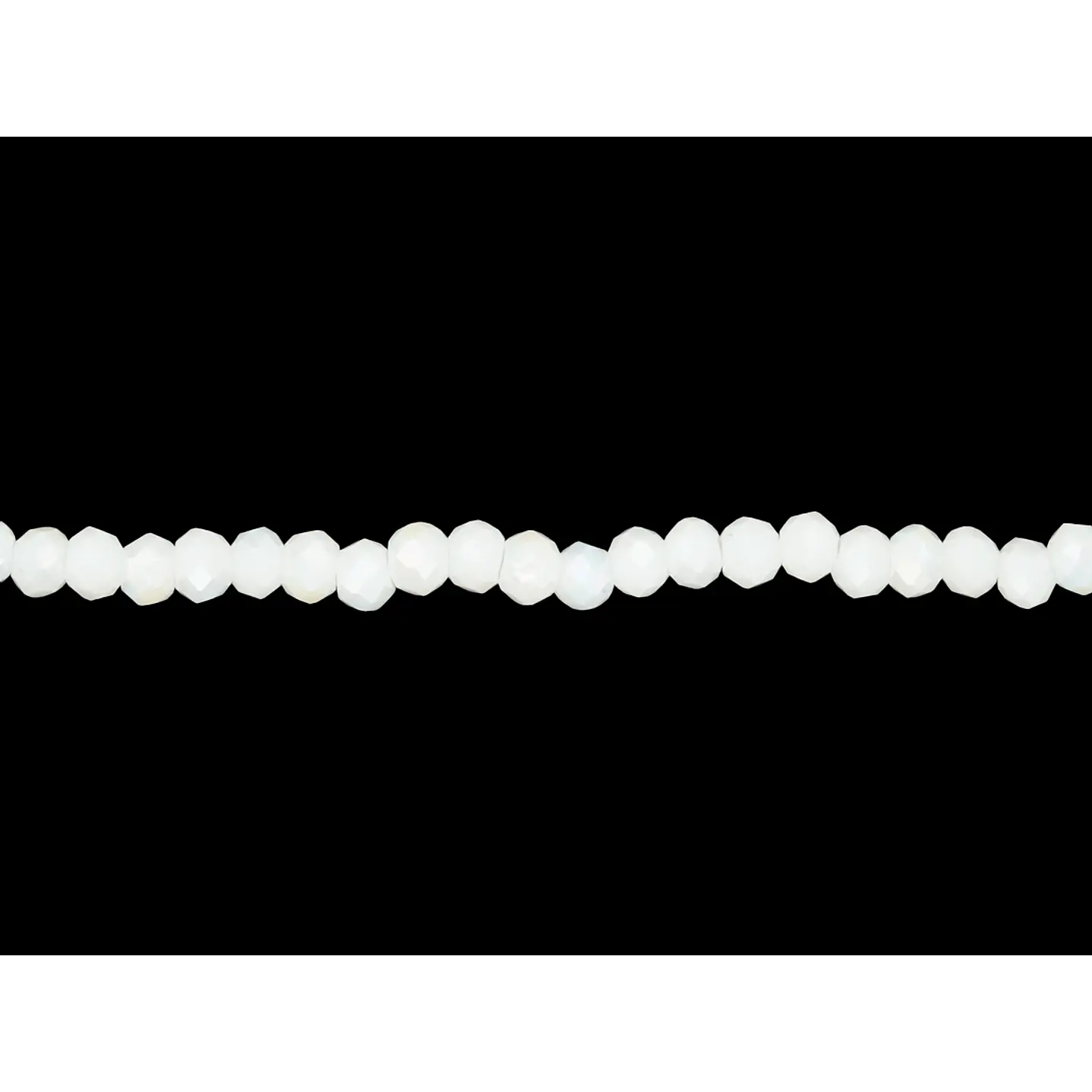 CRISTAL MURANO BLANCO MATE AB # 3MM 1