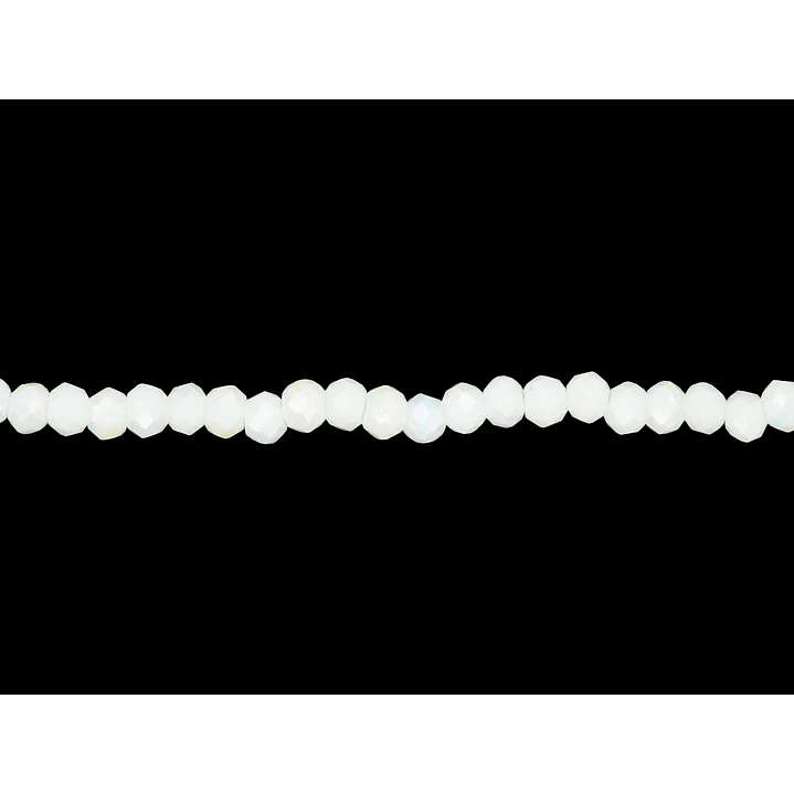 CRISTAL MURANO BLANCO MATE AB # 3MM 1