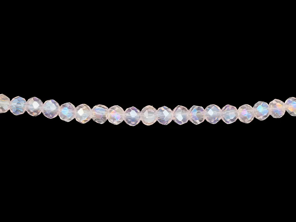 CRISTAL MURANO ROSADO TRANSPARENTE AB # 3MM 1