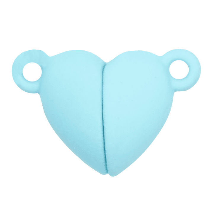 RODIO BROCHE IMAN CORAZON AZUL CIELO 16MM  1