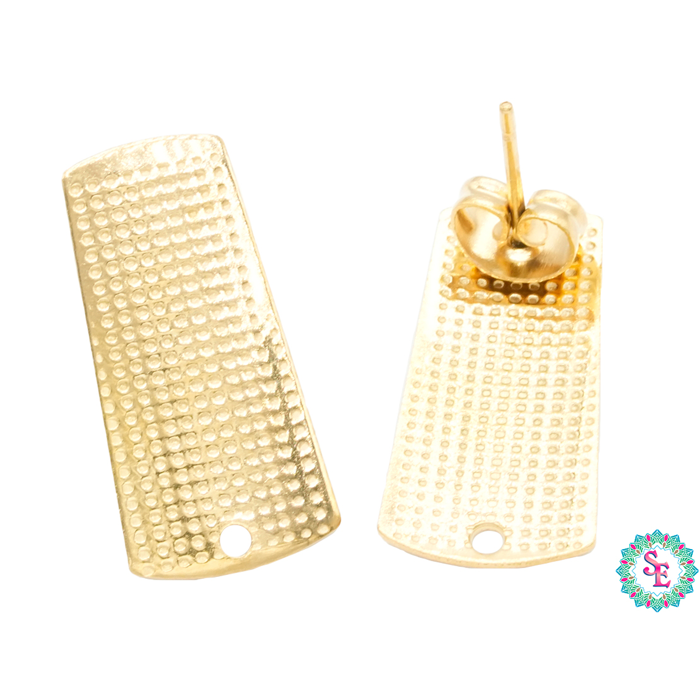 ACERO DORADO TOPO 13 RECTANGULO 21*10MM 1