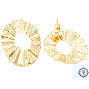  ACERO DORADO TOPO 79 OVALADO CANAL 21*18MM