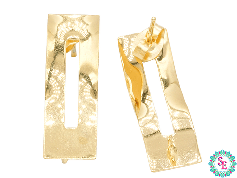  ACERO DORADO TOPO 65 RECTANGULO CURVO 8*24MM 