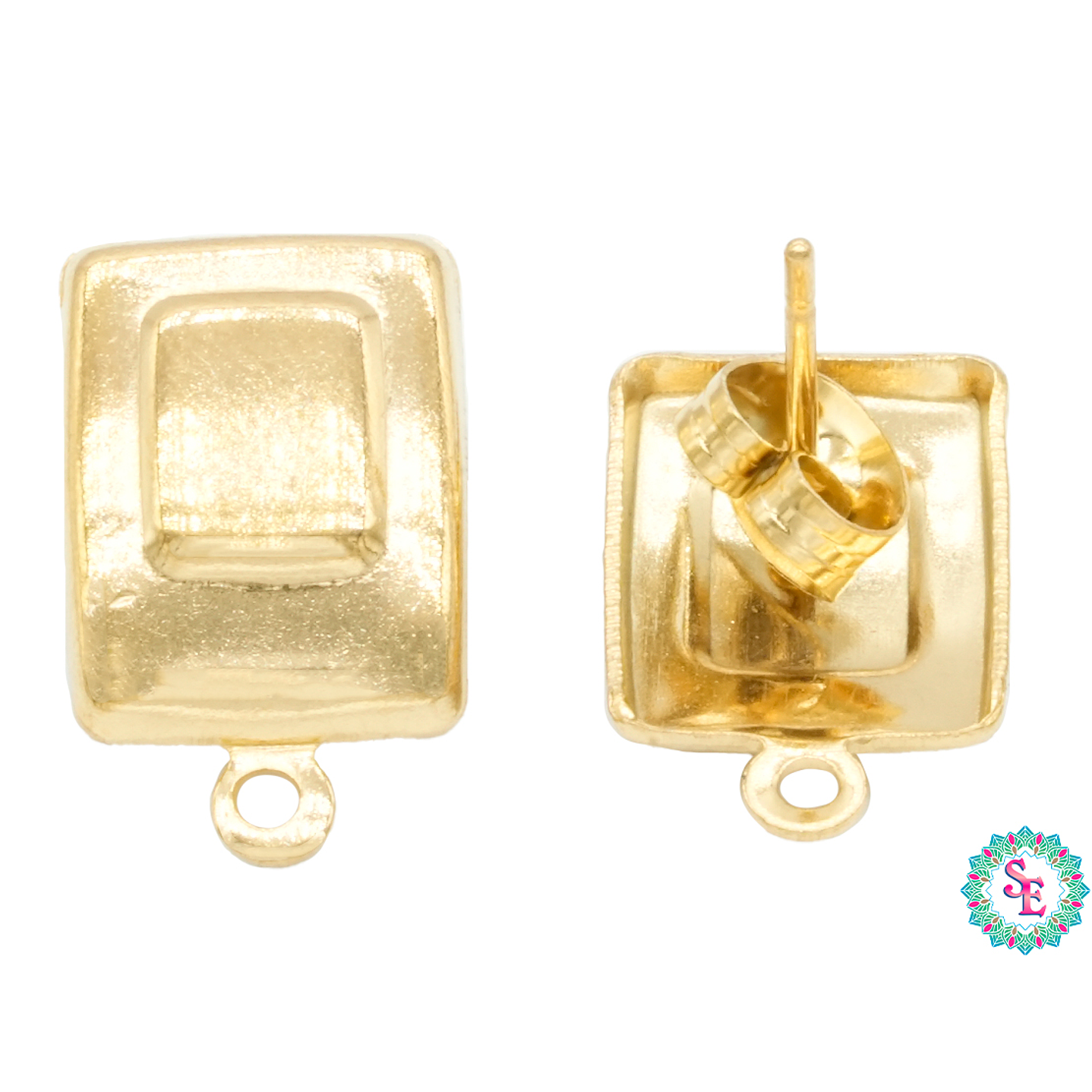  ACERO DORADO TOPO 44 CUADRO RELIEVE 16*10MM  1