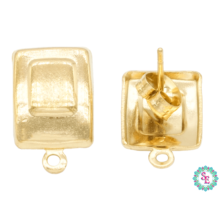  ACERO DORADO TOPO 44 CUADRO RELIEVE 16*10MM  1