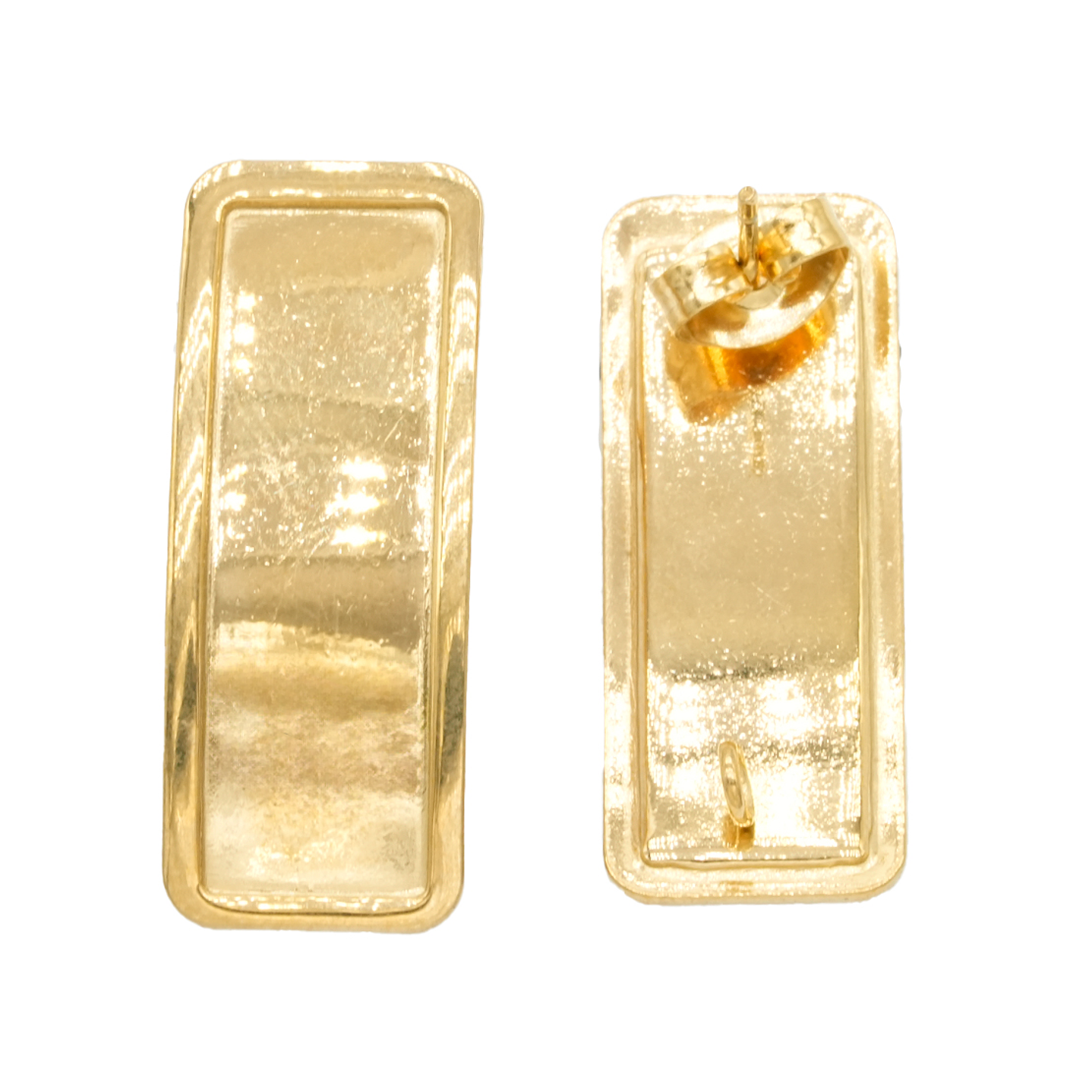 ACERO DORADO TOPO 123 RECTANGULO BORDE 26*10MM  1