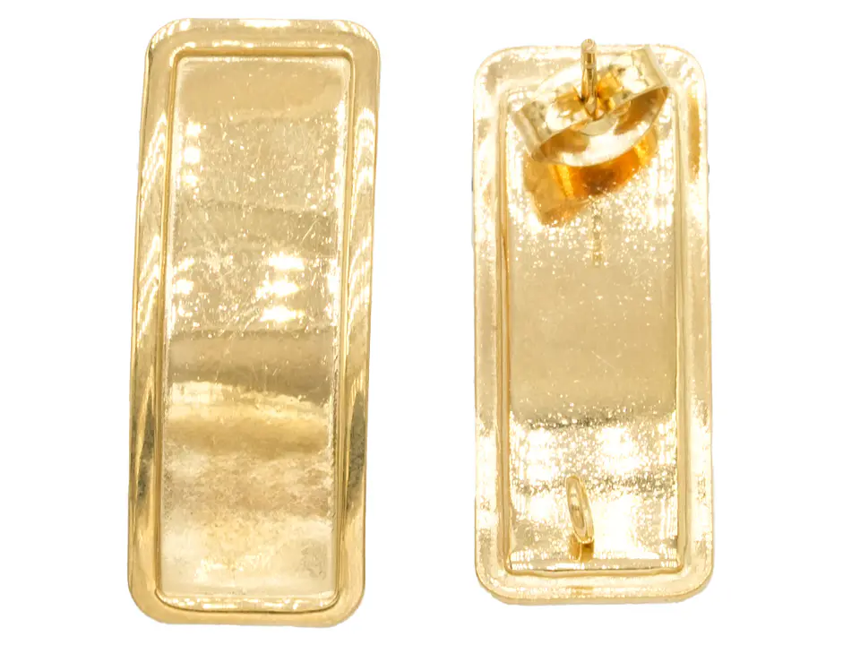 ACERO DORADO TOPO 123 RECTANGULO BORDE 26*10MM  1