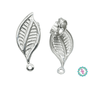 ACERO PLATEADO TOPO 36  HOJA VENAS 19*8MM 