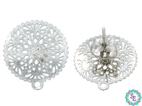 ACERO PLATEADO TOPO 7 FILIGRANA 15MM 