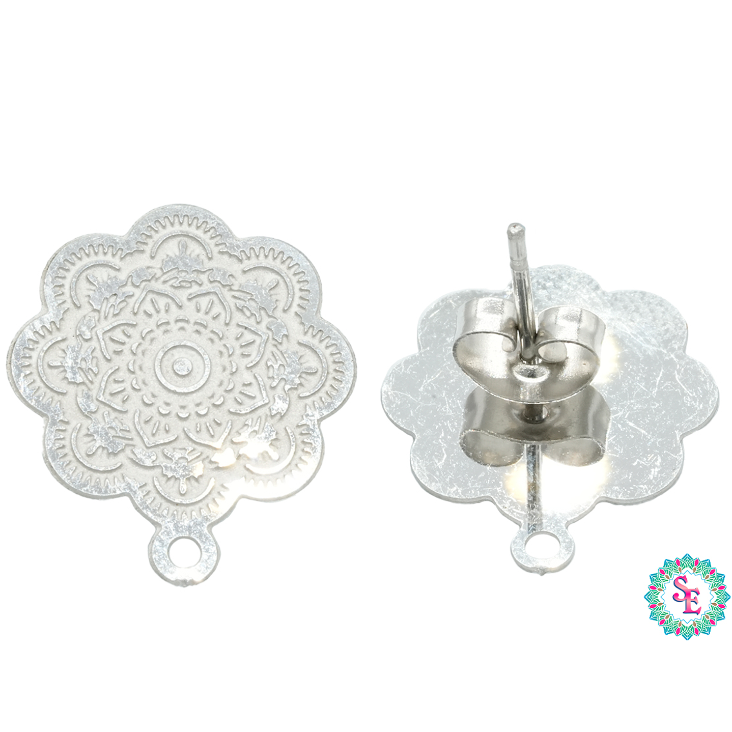 ACERO PLATEADO TOPO 8 FILIGRANA 15MM  1