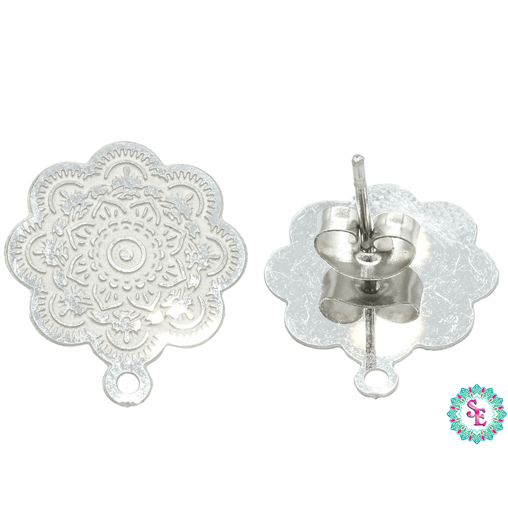 ACERO PLATEADO TOPO 8 FILIGRANA 15MM  1