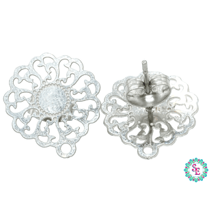 ACERO PLATEADO TOPO 5 FILIGRANA 15MM