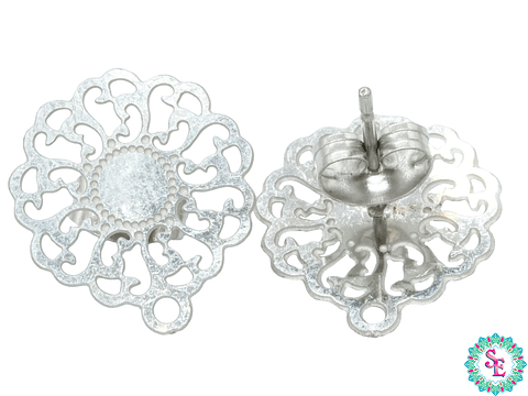 ACERO PLATEADO TOPO 5 FILIGRANA 15MM