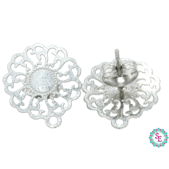 ACERO PLATEADO TOPO 5 FILIGRANA 15MM 1