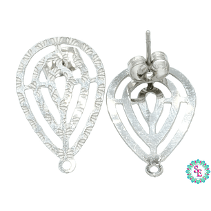 ACERO PLATEADO TOPO 12 FILIGRANA 13*22MM 