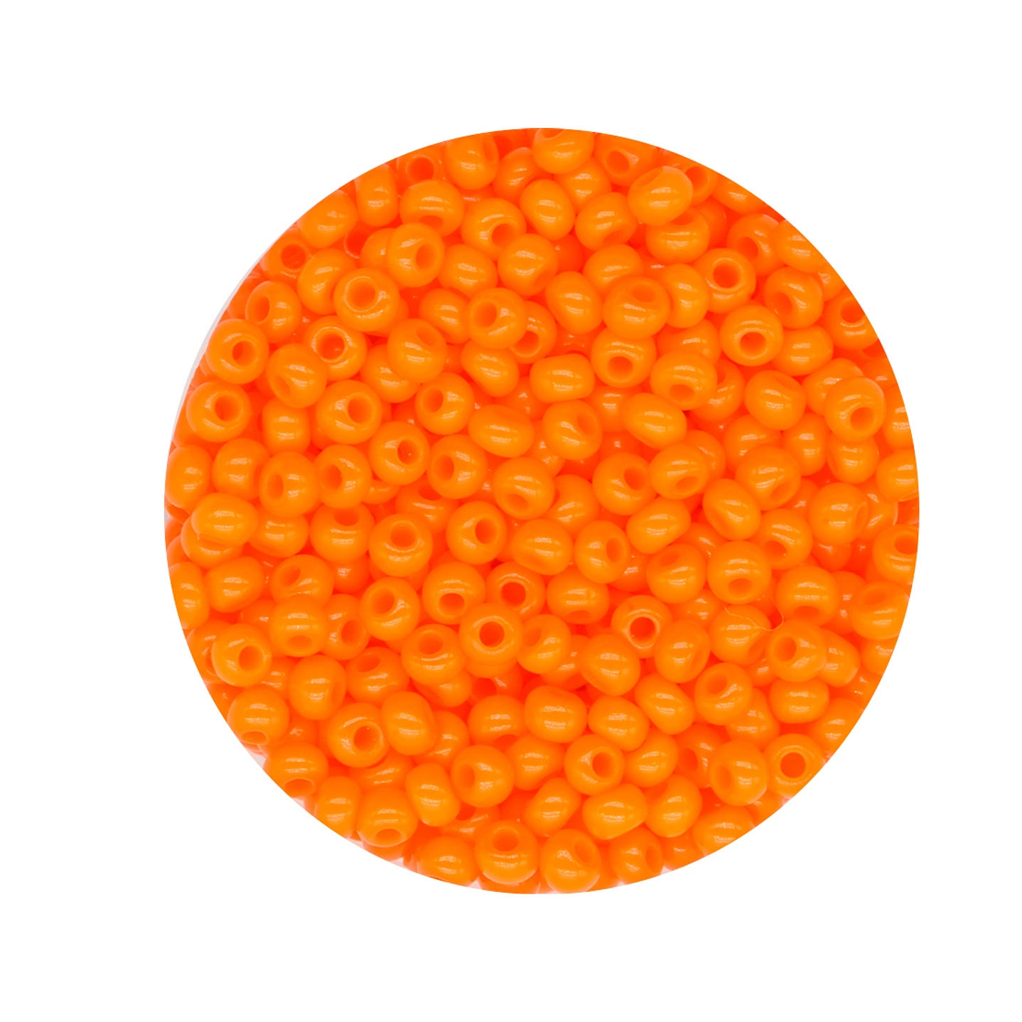 CHAQUIRA CHECA 10/0 (2MM) NARANJA X 20 GRAMOS (2020 UND APROX) 1