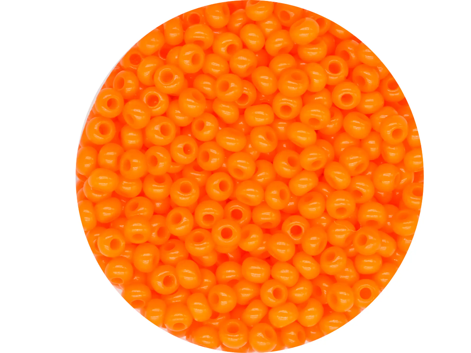 CHAQUIRA CHECA 10/0 (2MM) NARANJA X 20 GRAMOS (2020 UND APROX) 1