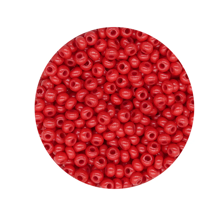 CZECH BEADS 10/0 (2MM) DARK RED X 20 GRAMS (2020 UND APPROX) 1