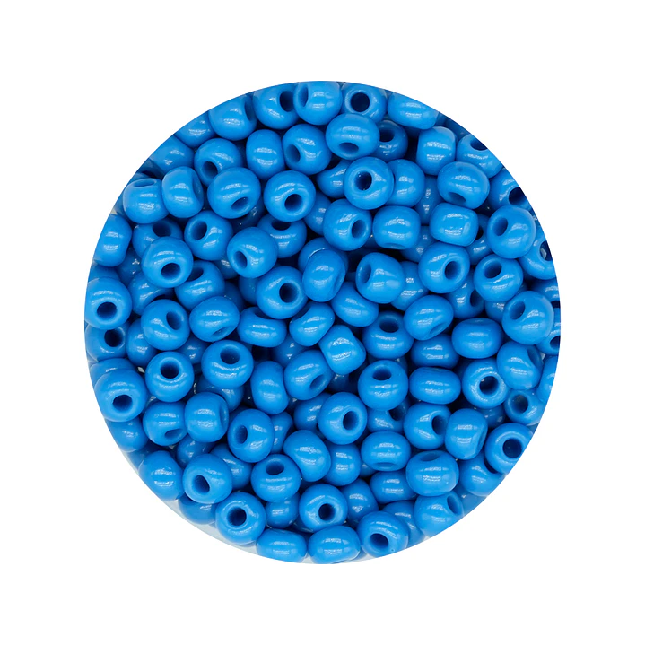 CHAQUIRA CHECA 8/0 AZUL PETROLEO X 20 GRAMOS  1