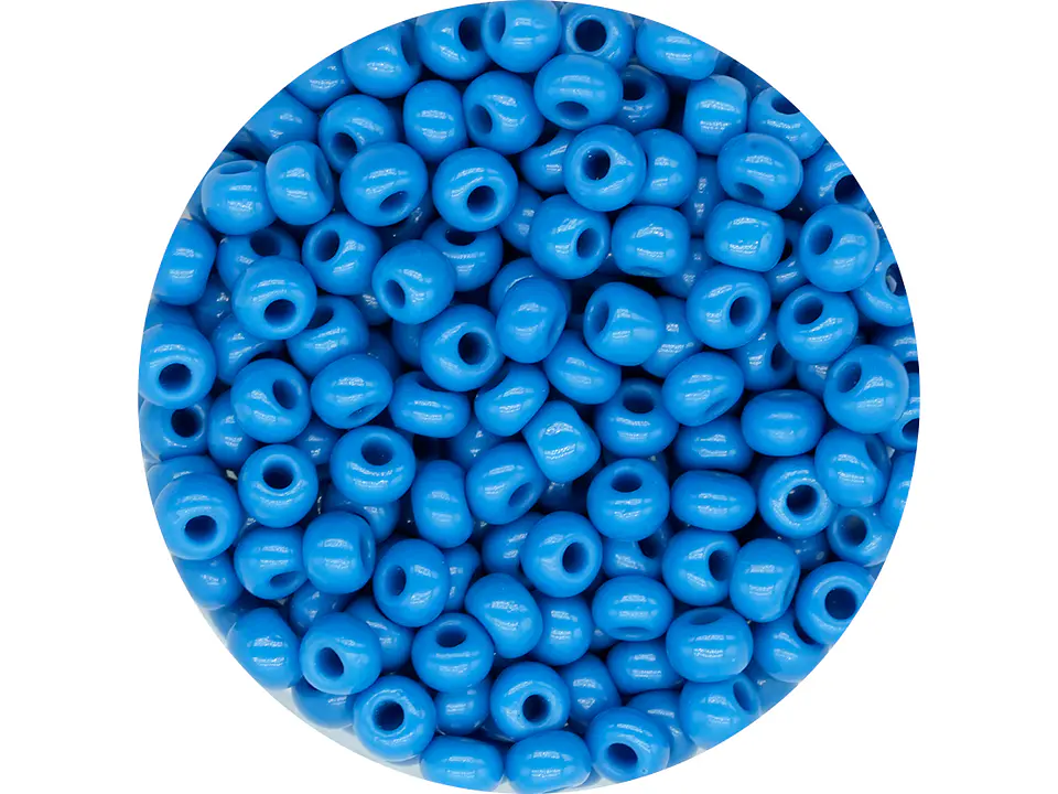 CZECH BEADS 8/0 PETROL BLUE X 20 GRAMS 1