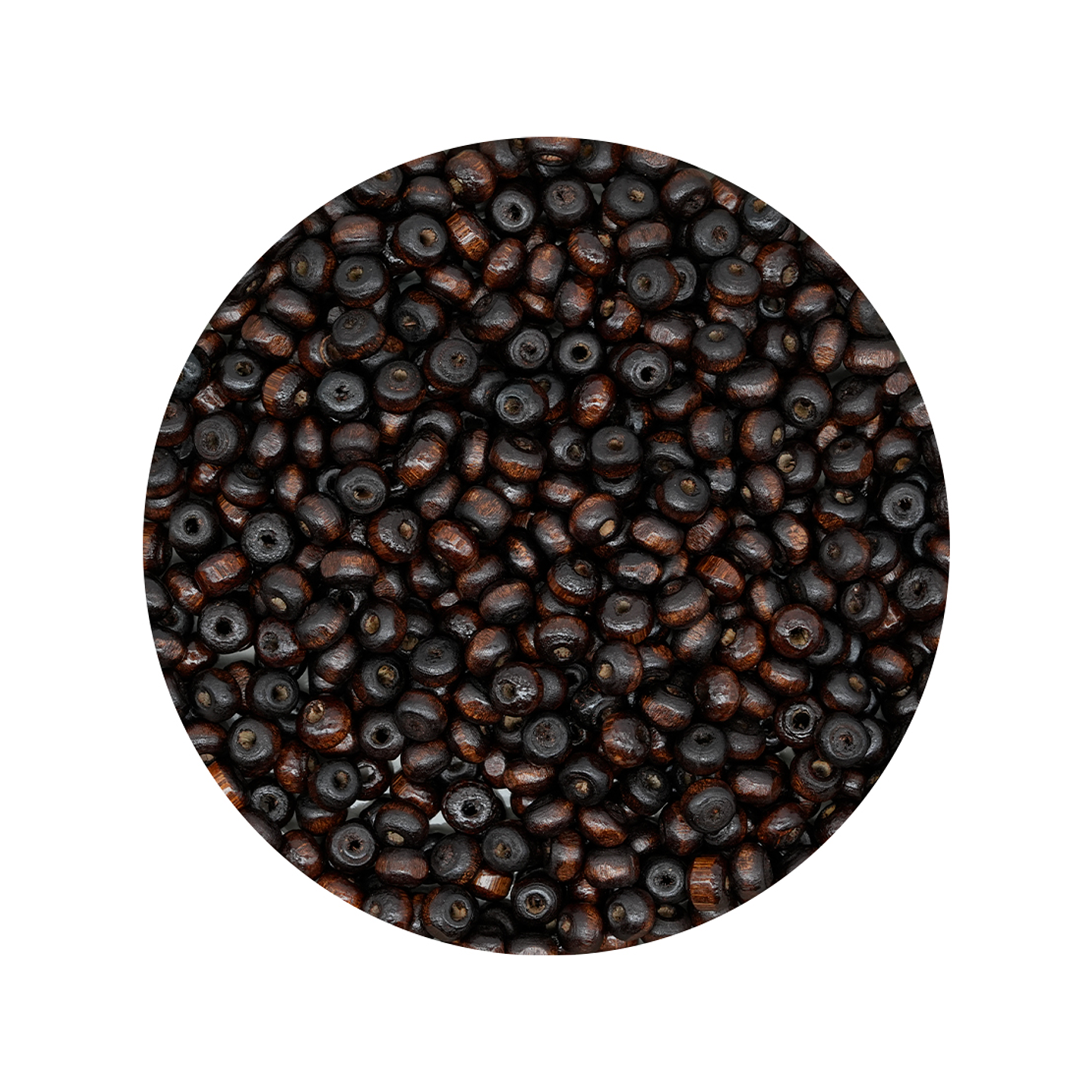 MADERA CAFE 5-6MM  X 100 GRAMOS (1190 UND APROX) 1