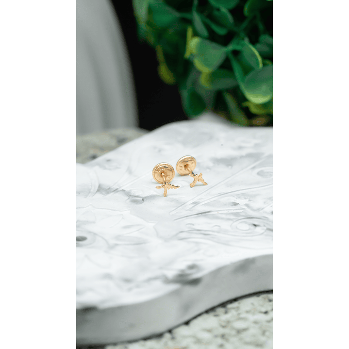 ORO 18K TOPO SIGNO VIDA  6*4MM  TP-19 1